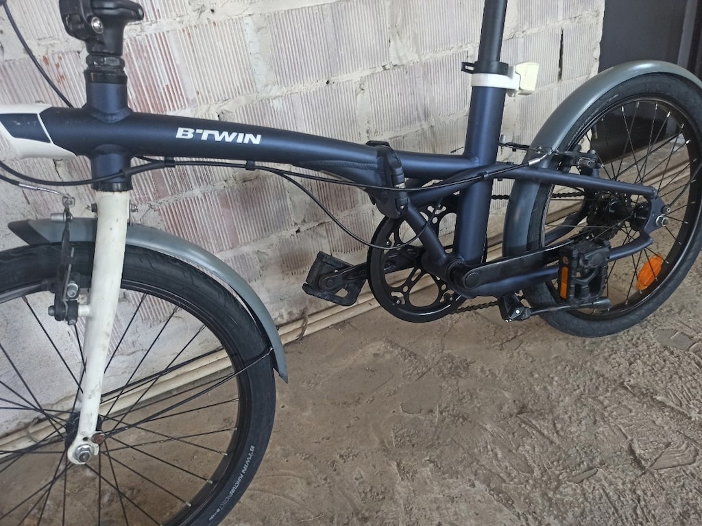 BTWİN TILTY 500 serisi 20 jant katlanır Shimano 7 vites alüminyum . - 6