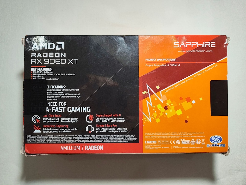 Sapphire RX 9060 XT Pulse 8 GB Ekran Kartı - 6