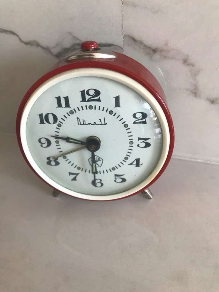 mekanik kurulabilen zili çalışır masa üstü saat - 2