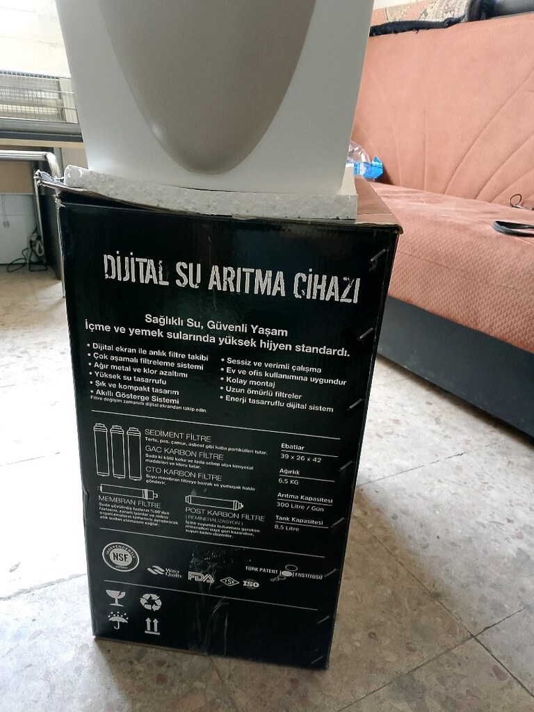 Reverse osmosis Dijital Su Arıtma Cihazı. Water life - 5