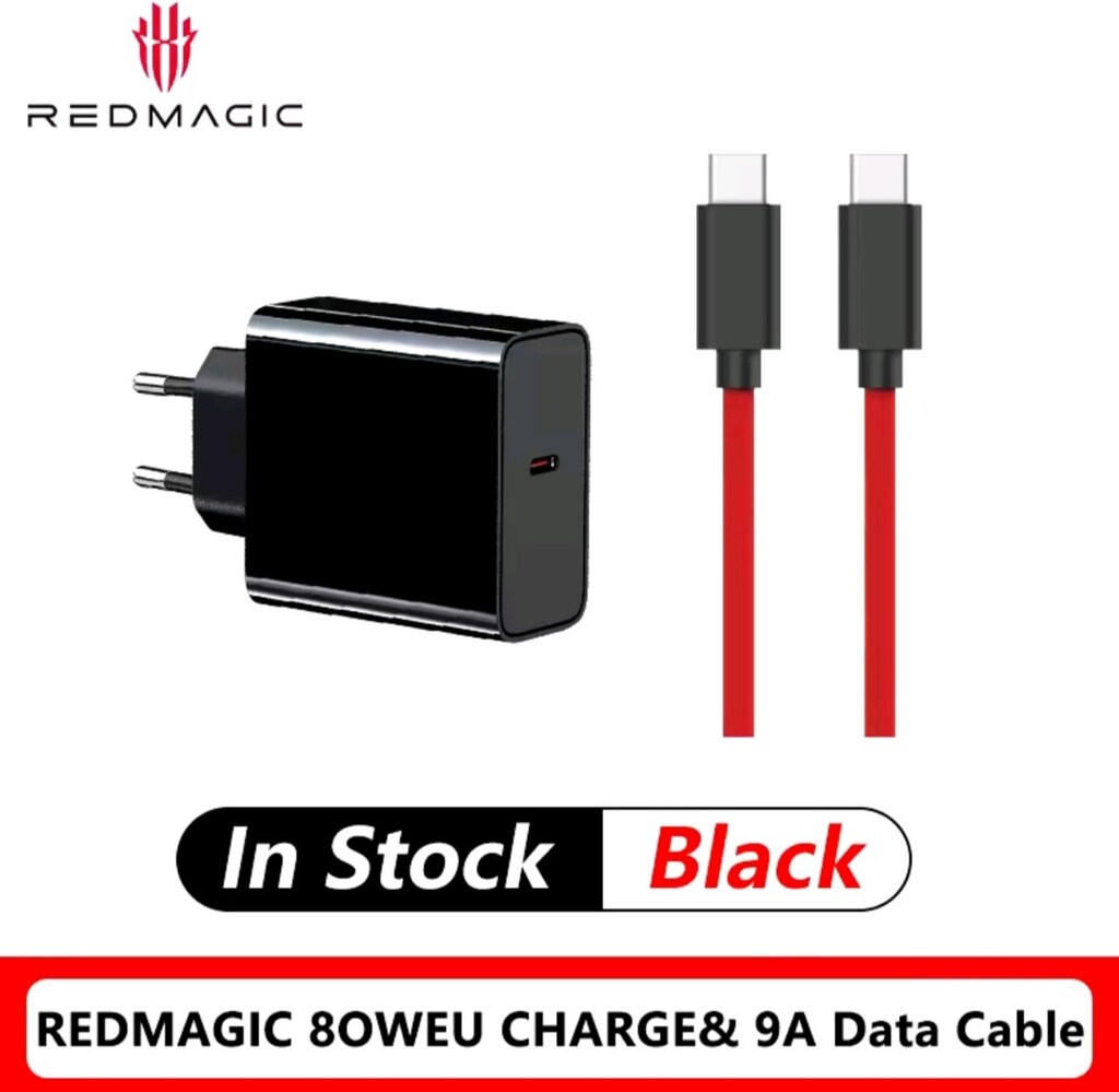 NUBİA ZTE 80w Nubia Red Magic orijinal şarj cihazı ve kablo - 2