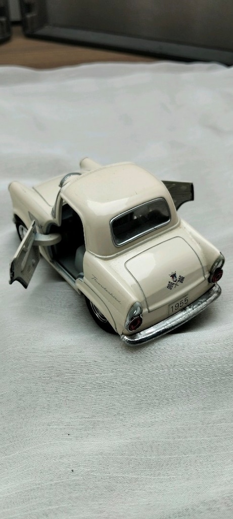 1955 Ford Thunderbird Metal Çek-Bırak Klasik Araba - 4