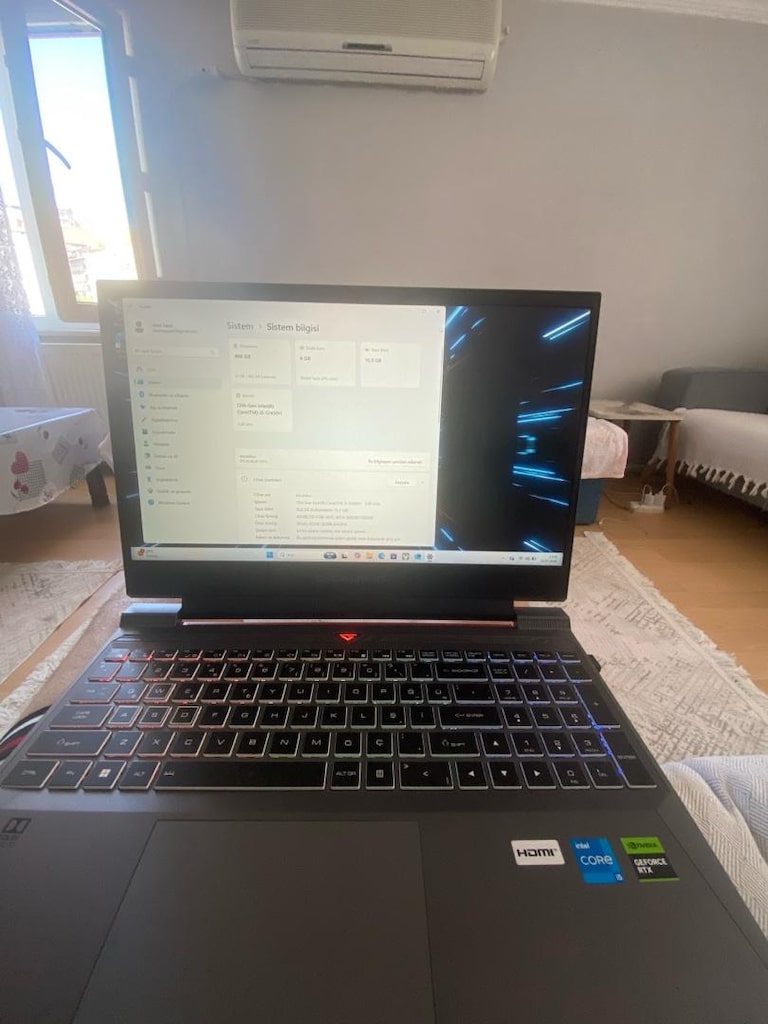 acil satılık excalıbur oyuncu laptop