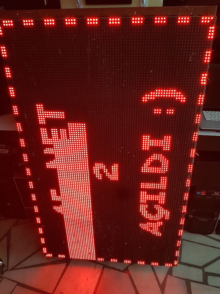80 x 128 LED TABELA KAYAN YAZI tek taraflı UYGUN FİYATA VERİLECEKTİR - 5