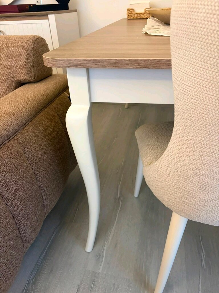 salon takımı masa +6 adet sandalye TV ünitesi - 5