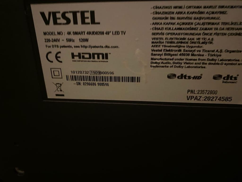 Vestel 49UD8200 (123 Ekran) - 5