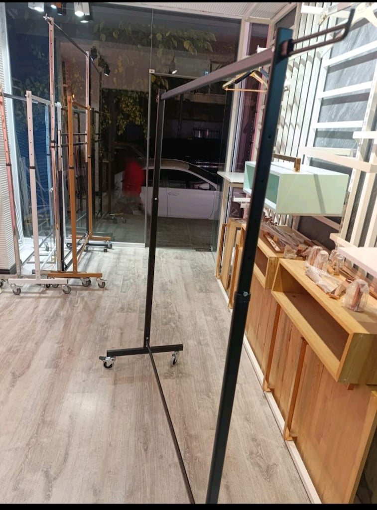 Eşek Askısı,Butik Askı,Bitik Askısı,Ayaklı Askılık, Tekerlekli Eşek - 10
