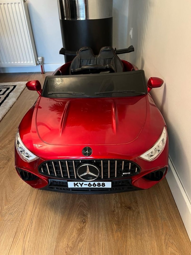 Mercedes Kırmızı Akülü Araba 12 volt - 2