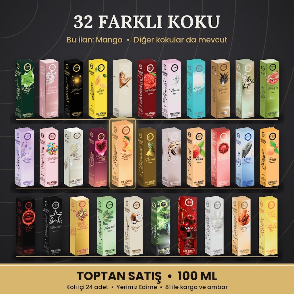 ODA KOKUSU 100ML MANGO ÇİDO MİRİS TOPTANCIDAN - 3