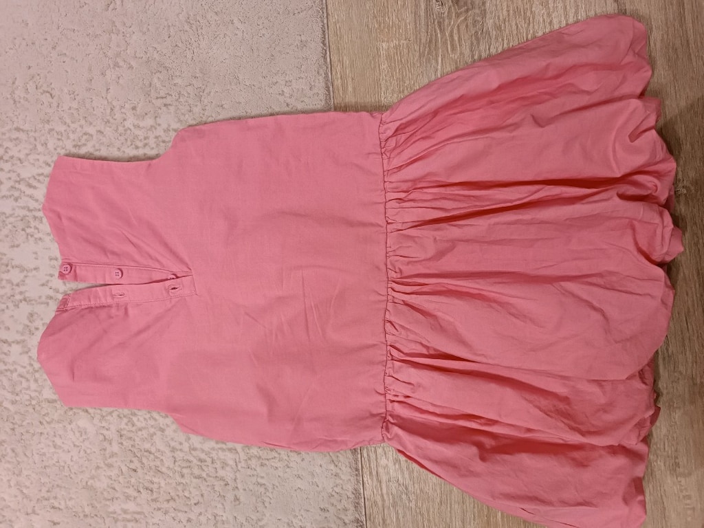 pembe balon elbise - 2