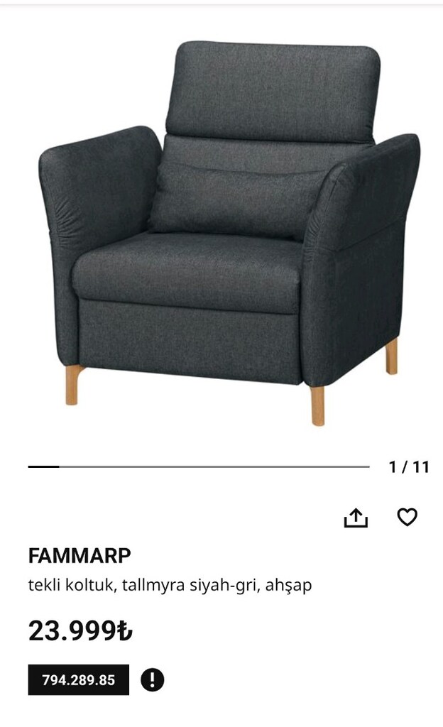 İkea Fammarp Tekli Koltuk - 8