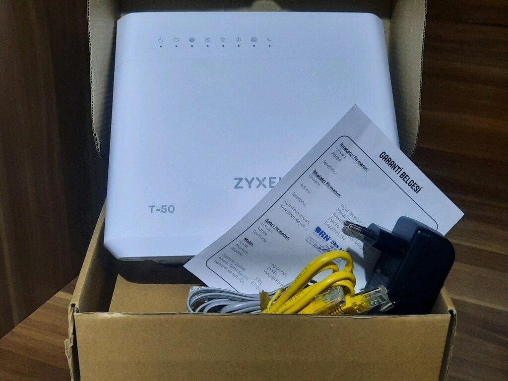 VDSL MODEM AC2400, 5G VE 2.4G, SIFIR GİBİ, ZYXEL, 5061 - 2