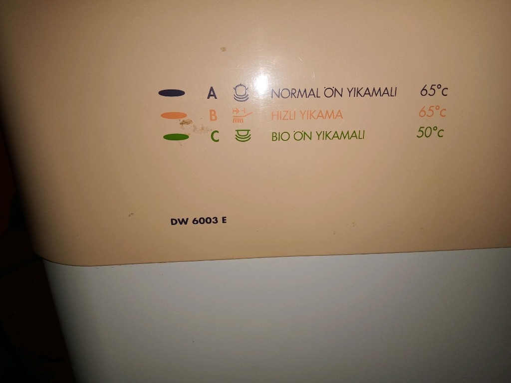 Vestel bulaşik makinesi