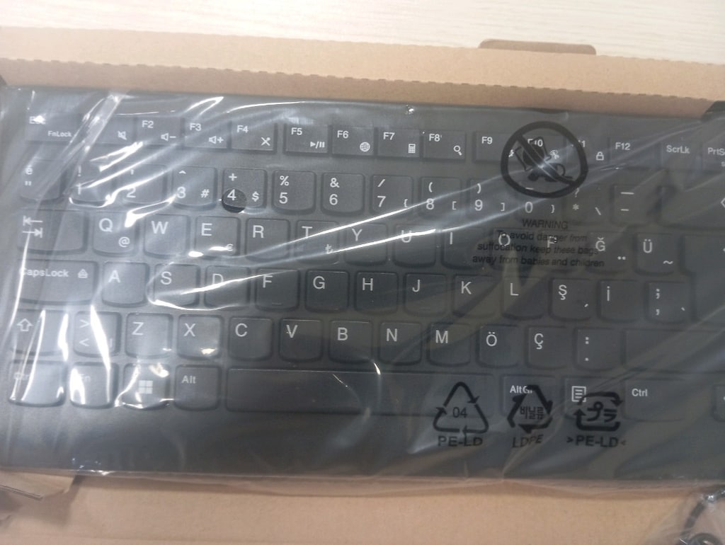 yeni Sıfır KUTUSUNDA orjinal LENOVO KLAVYE MAUS SETİ - 3