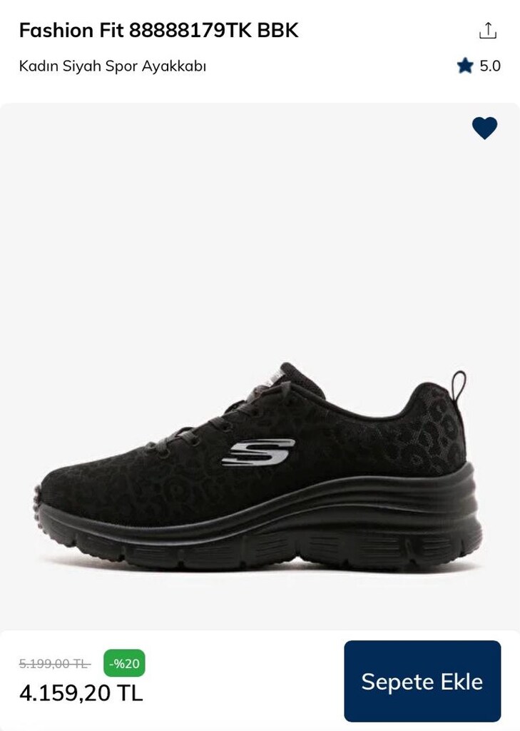 SKECHERS Kadın Ayakkabı Fashion Fit Model 36,5 numara hiç kullanılmadı - 2