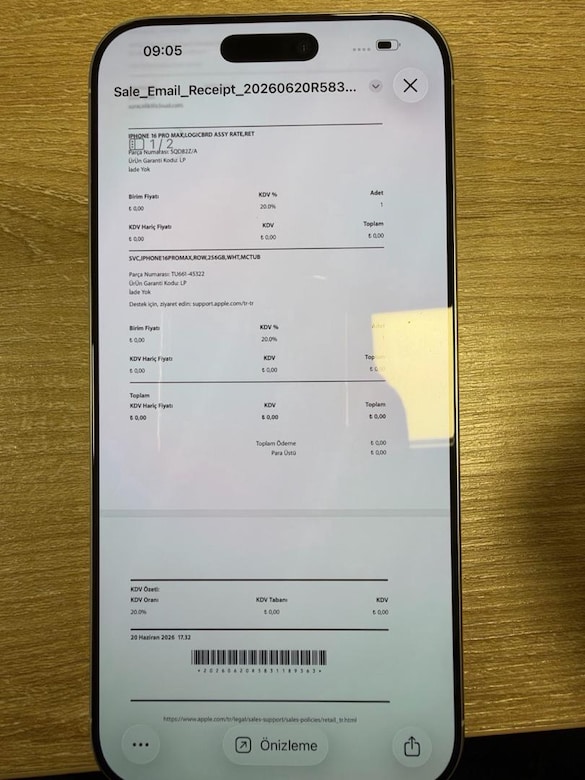 iphone 16 pro max 256 gb Beyaz tek fiyat - 9