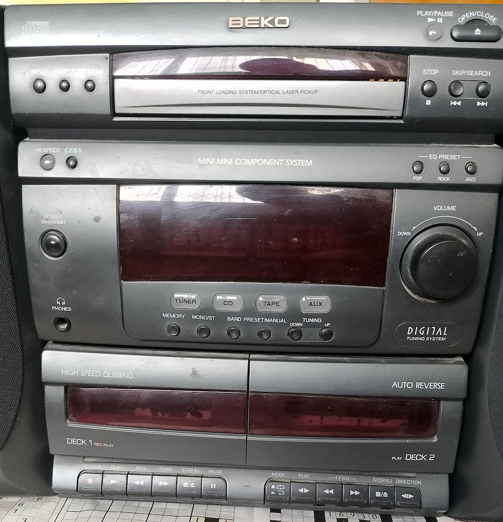 Beko 80 Watt Müzik Seti Ses Sistemi Radyo Kasetçalar CD MP3ÇalarStereo - 2