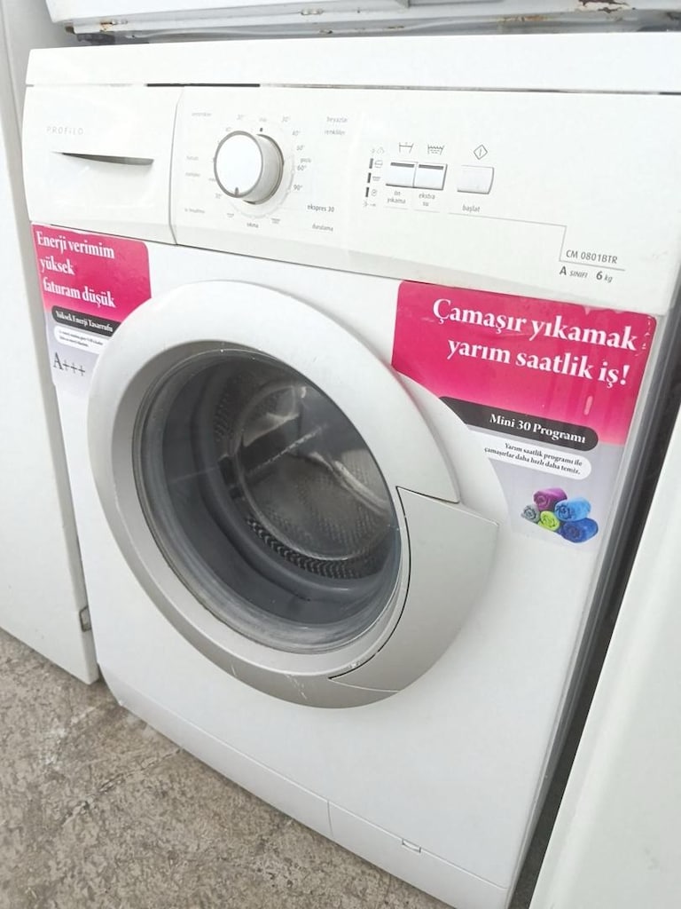 TEMİZ PROFİLO 6 kg ÇAMAŞIR MAKİNESİ SERVİS GARANTİLİ KURULUM NAKLİYE D - 3