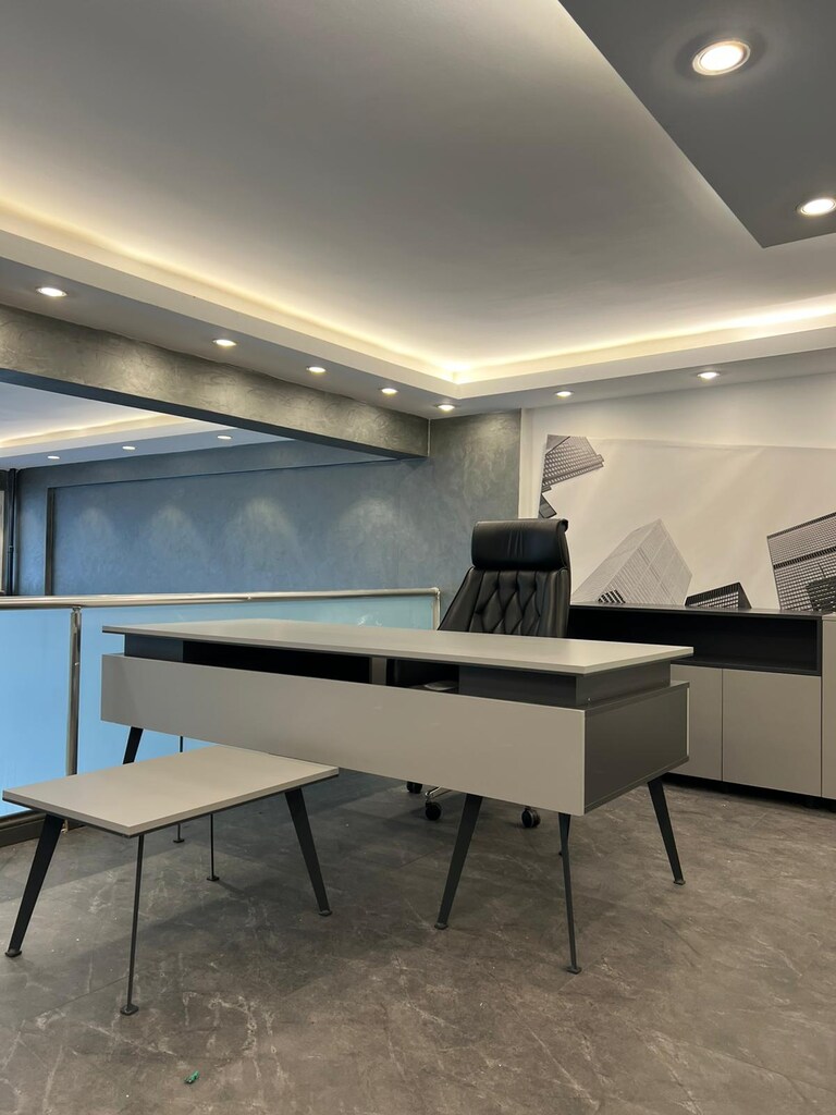 MÜDÜR ODASI ÇALIŞMA TAKIMI / ETAJERLİ MASA TAKIMI / ARAL OFİS - 19