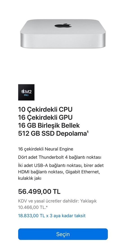 Sıfır gibi macbook mini m2 pro - 4
