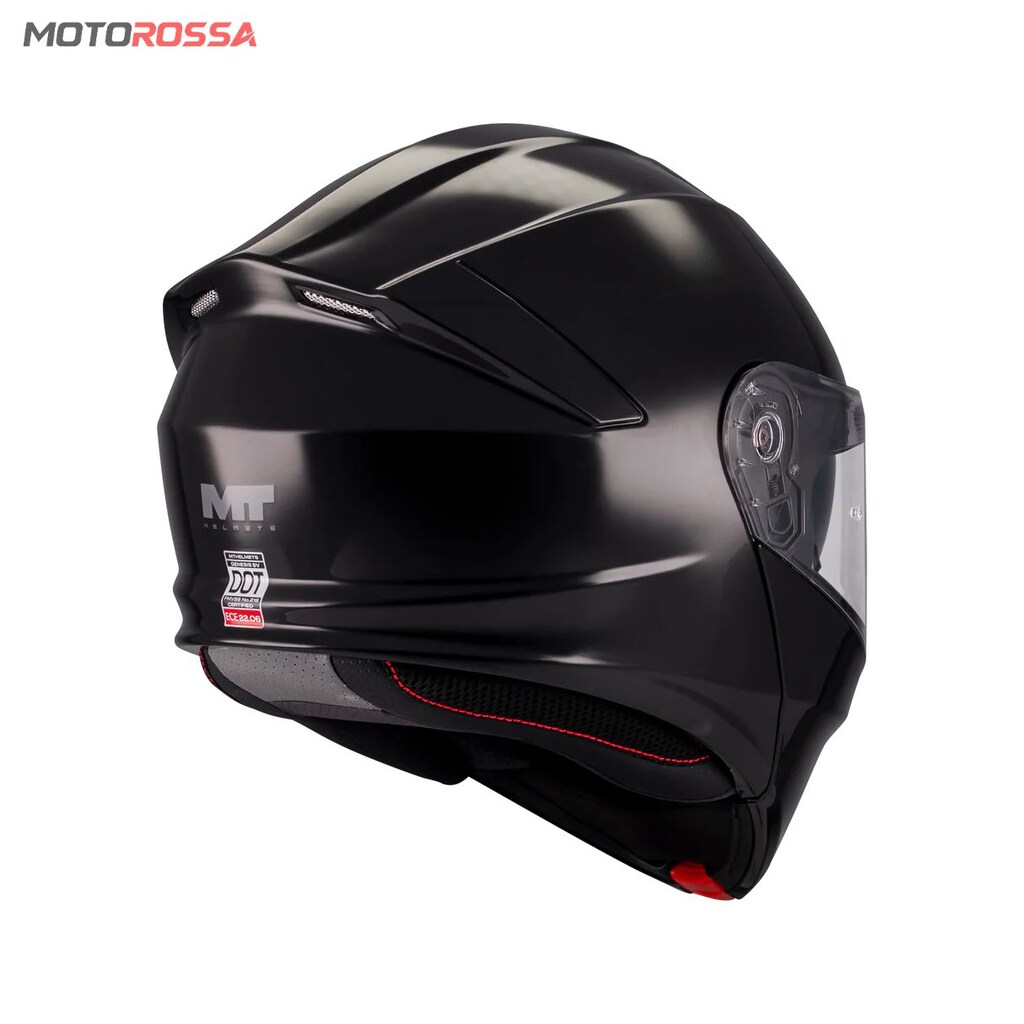 MT Helmets GENESIS SV PURE A1 Siyah Çene Açılır Kask | MOTOROSSA - 4