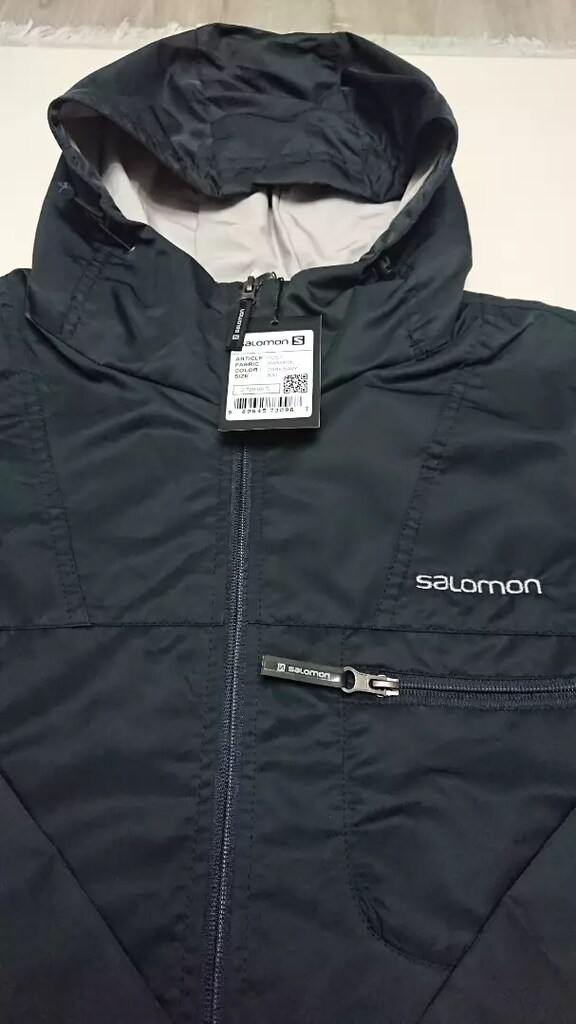 Salomon maraton dark navy Yağmurluk