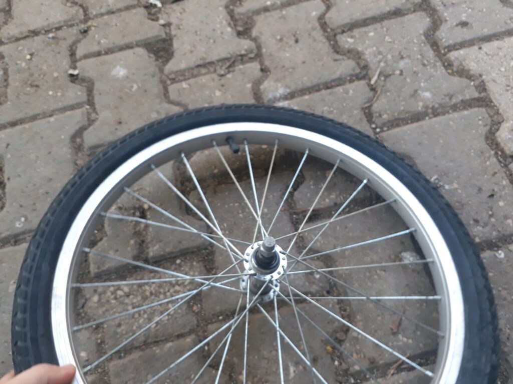 Bmx bisiklet alüminyum ön canti iç dış lastikli 20 numara - 4