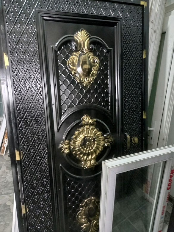 demir kapı ferforje bina giriş bahçe - 3