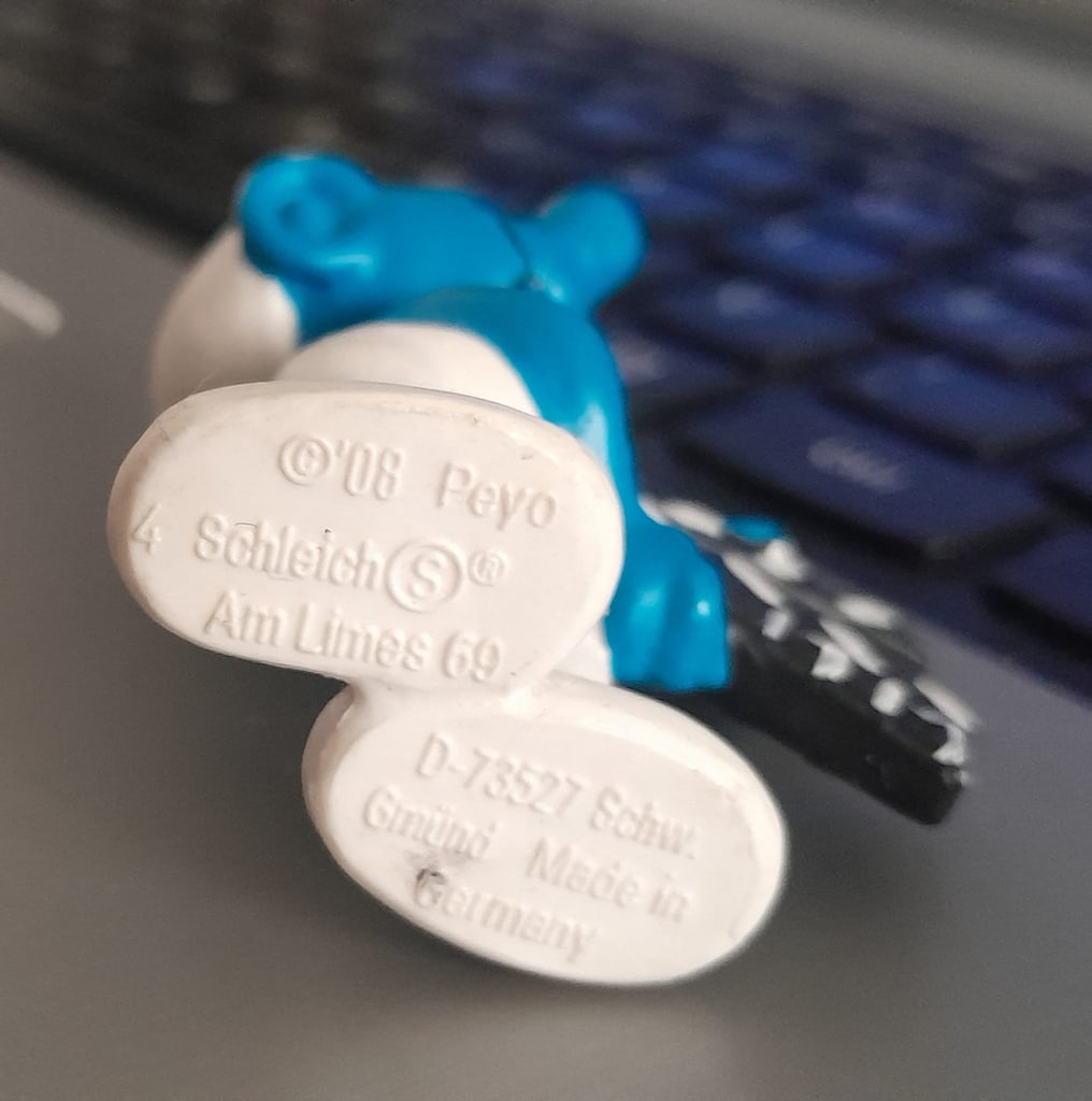 ŞİRİNLER Orijinal Alman Schleich Cinema Smurf Figürler 2009 - 2