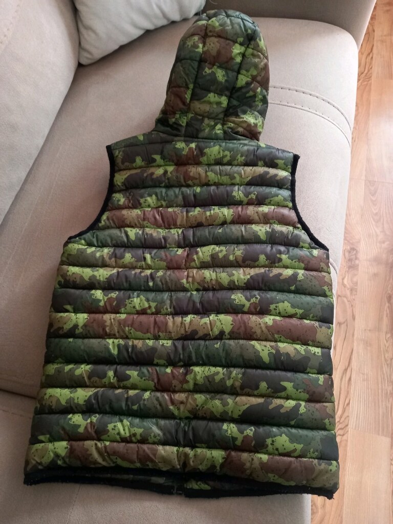 kapüşonlü kamuflaj yelek - 2