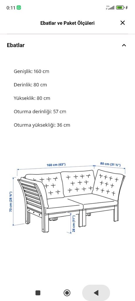 Ikea dış mekan bahçe balkon mobilyası - 9