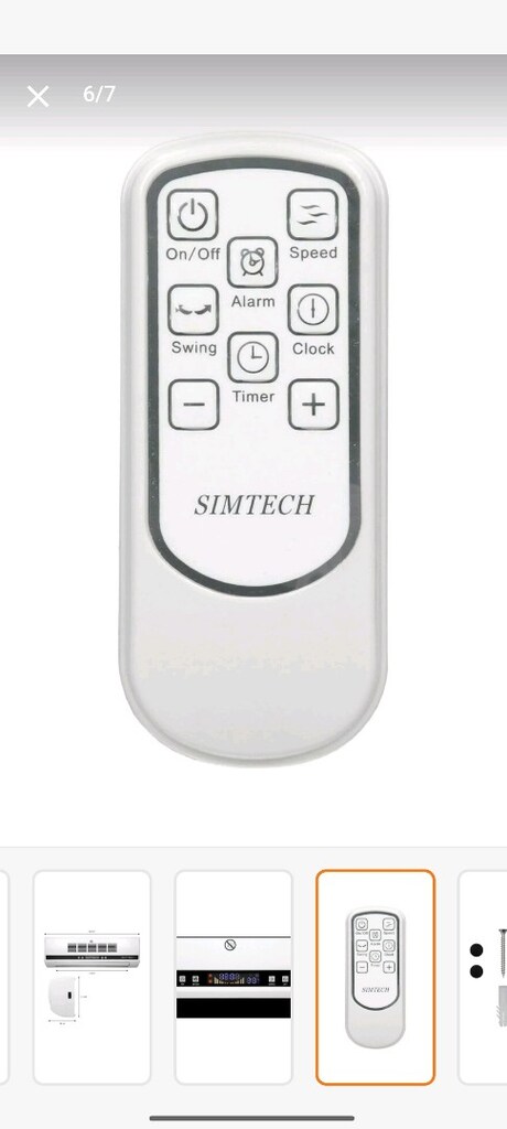 Simtech KM-1718 Duvar Tipi Vantilatör Beyaz - 2