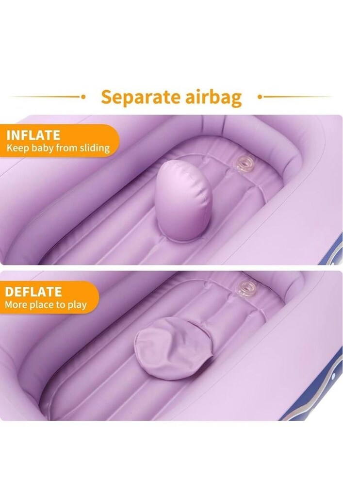 Swimbobo Şişirilebilir Bebek Küveti Mor - 3