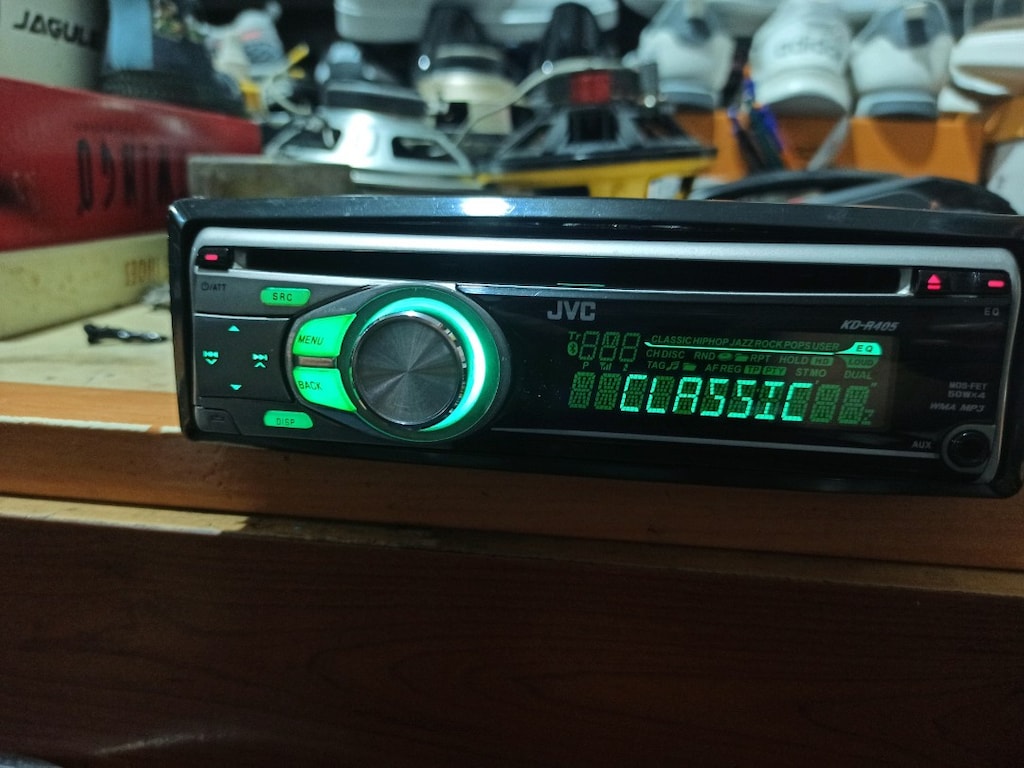 Eski seri tesisat teyibi jvc CD AUX RADYO tek anfi çıkışli oto teyp - 14