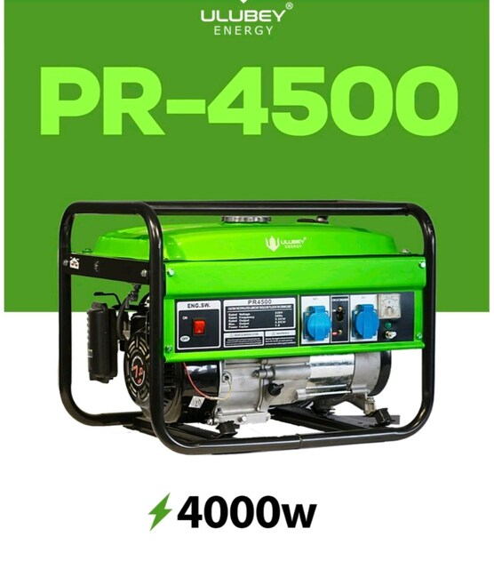 Ulubey Energy Pr-4500 4000w 7hp Benzinli Jeneratör Bakır Sargılı.