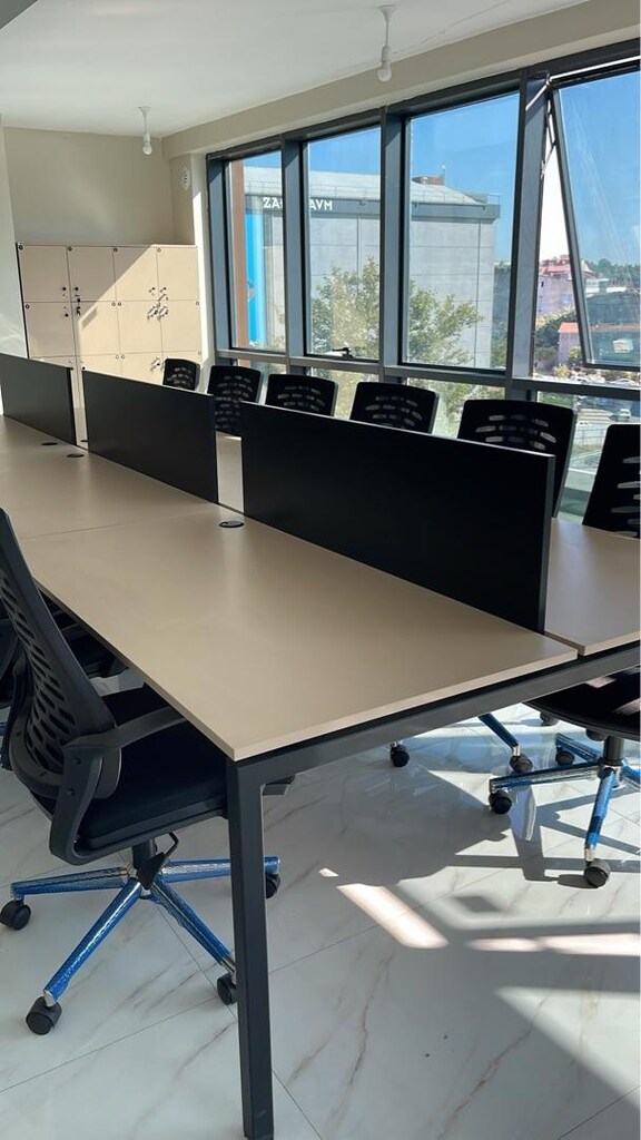 Altılı Workstation Çalışma Masası - Toplantı Masası - 2