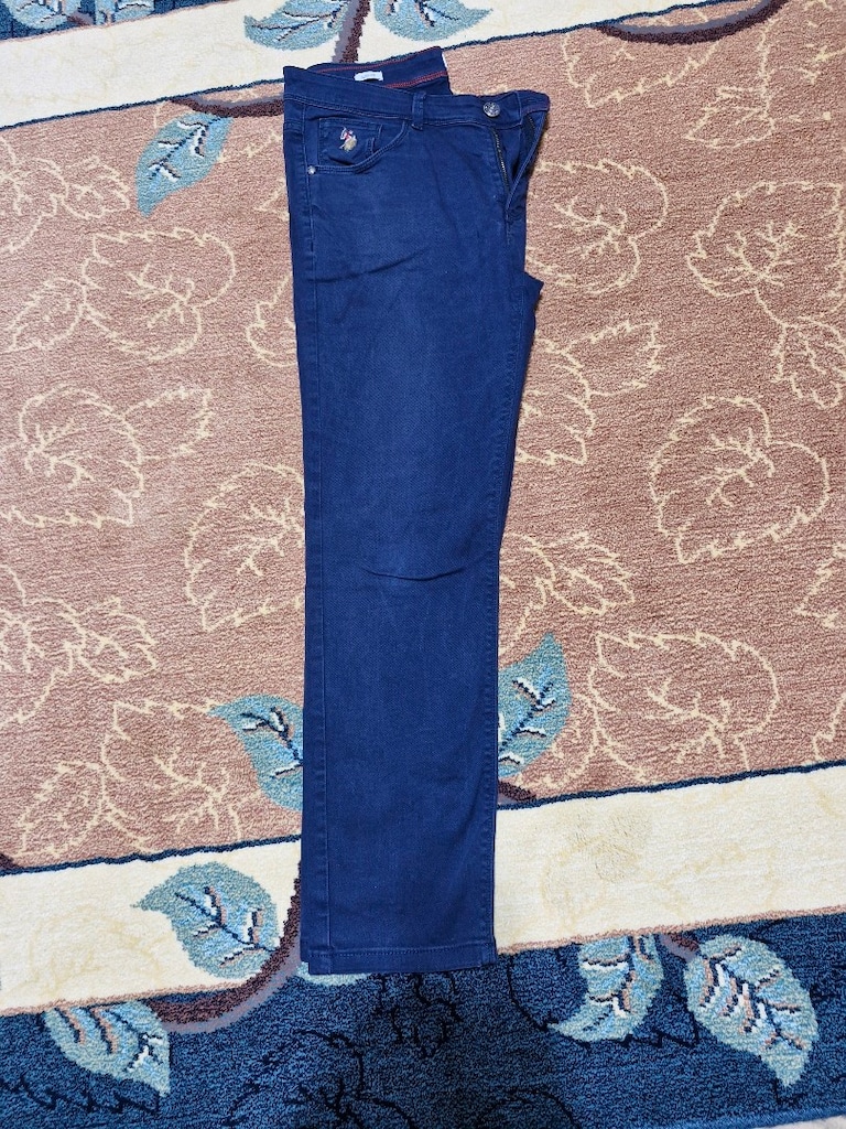 U.S. Polo Assn. 34 Beden Slim Fit Lacivert Erkek Pantolon - 2
