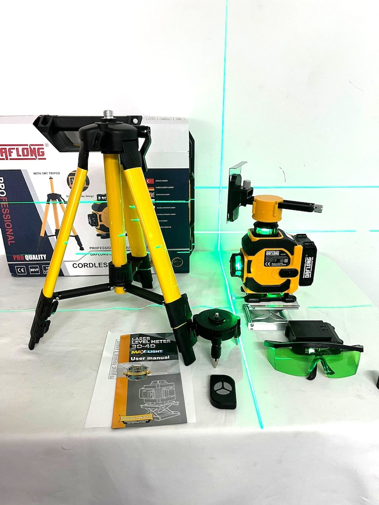 LAZER TERAZİ METRE ŞARJLI TRİPOTLU - 2