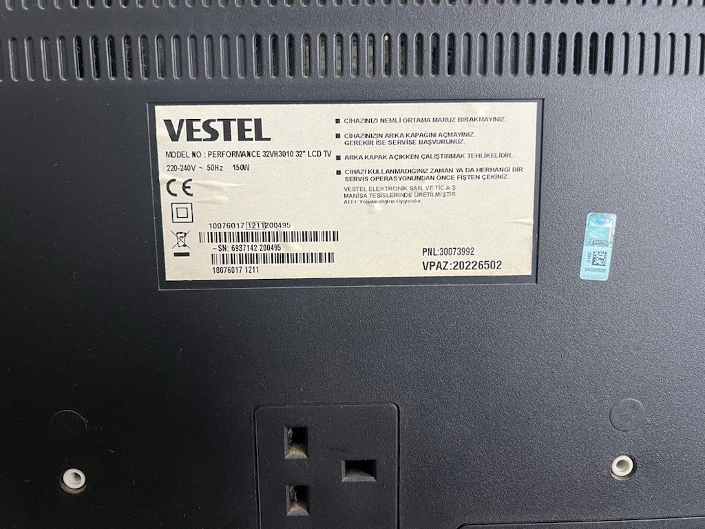 VESTEL 32" LCD TV - Temiz Durumda - 5