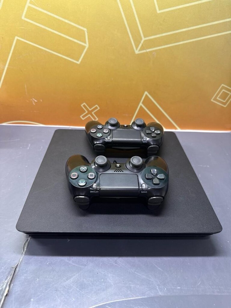 PLAYSTATION 4 SLİM 1 TB KIRIK 20 OYUN YÜKLÜ + 2 ADET PLAYSTATION 4 KOL - 3