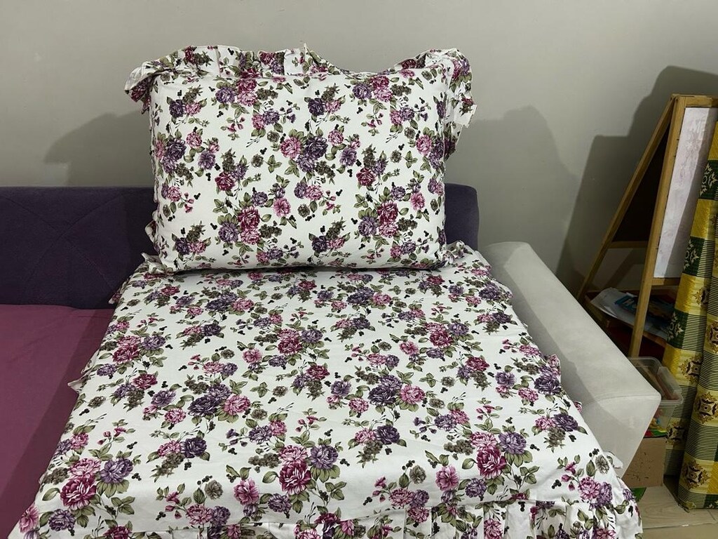 Özel Dikim 7 Parça Minder Takımı – Çiçek Desenli, Şık ve Kaliteli - 4
