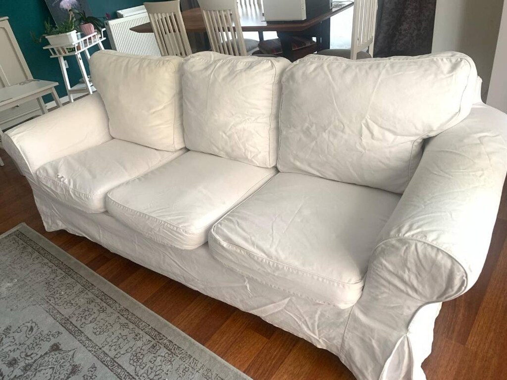 IKEA EKTORP - 3'lü Kanepe - Koltuk - Beyaz - 3