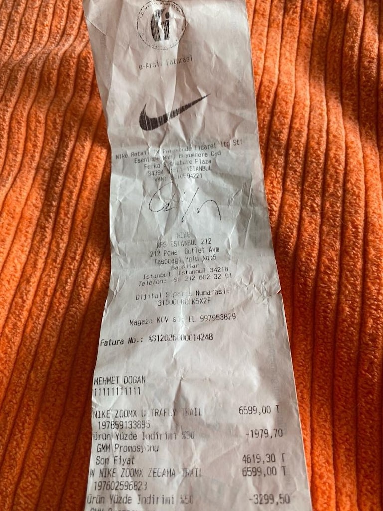 Nike Zoom Fly 6 ve ZoomX Zegama Trail Koşu Ayakkabıları 38,5 - 8