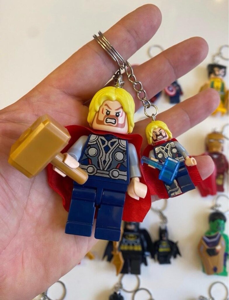 Lego Dev Marvel Figür Anahtarlıkları - 8