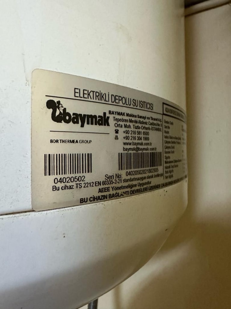 Baymak 60 litre termosifon ( Su ısıtıcı) - 2