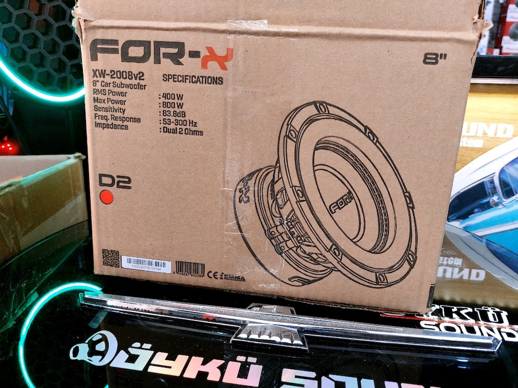ÖYKÜ SOUND ŞOOK FİYAT KÜÇÜK CANAVAR FORX 20CM SPL MDF KABİNLİ 400RMS - 6