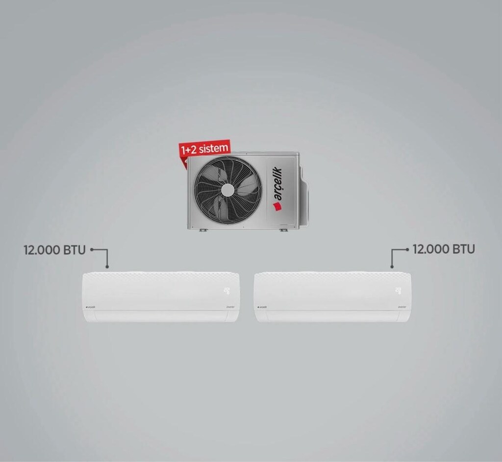 ARÇELİK 2 ADET KLİMA ENERJŞ TASARUFLU MULTİ İNVERTER KLİMA - 3