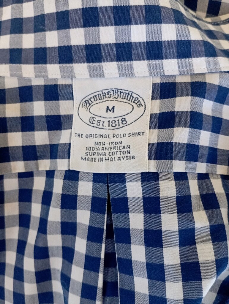 Brooks Brothers %100 American Supima Cotton Non-Iron Kareli Gömlek - 4