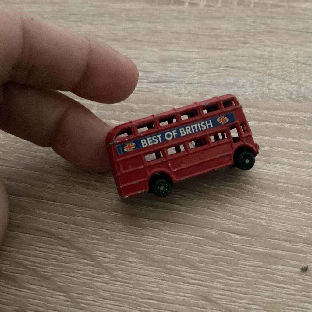 vintage dönem minyatür obje londonbus - 4