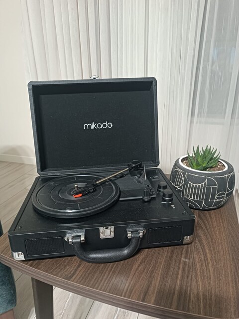 MİKADO NOSTALJİ ÇANTA PİKAP(Bluetooth + Dahili Hoparlörlü)